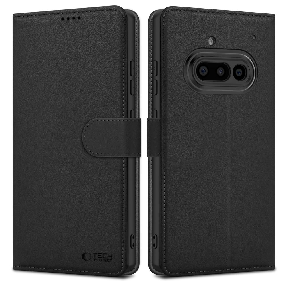 Tech-Protect Wallet Case for Nothing Phone 3A - Matte Black