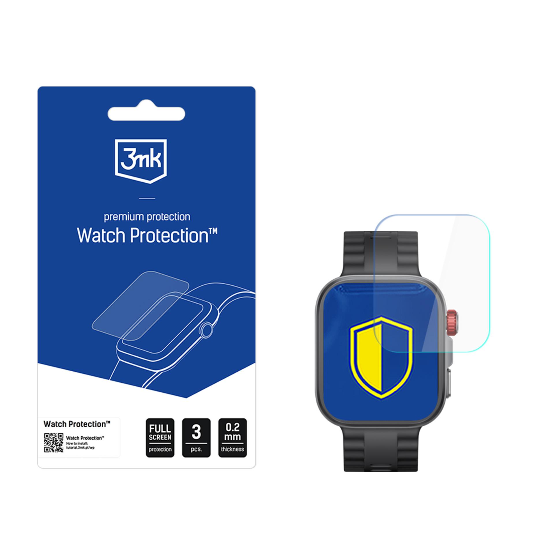 Älykello Näytönsuoja Lasi 3mk Watch Protection FlexibleGlass Huawei Watch Fit 4 Pro:lle