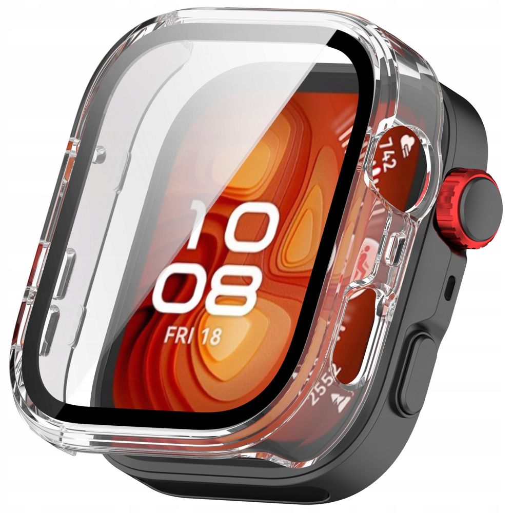 Tech-Protect Defense Suojakuori Huawei Watch Fit 4 Pro:lle - läpinäkyvä