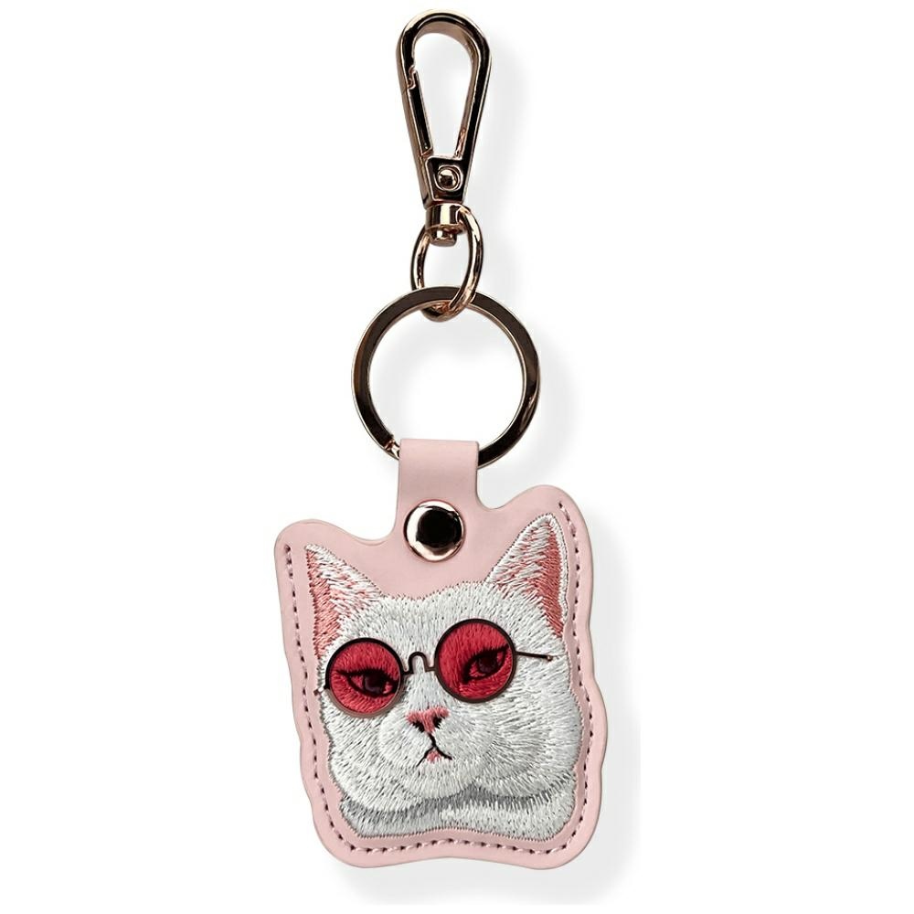 Nimmy Glasses Cool Cat Tracker Suojakuori - vaaleanpunainen