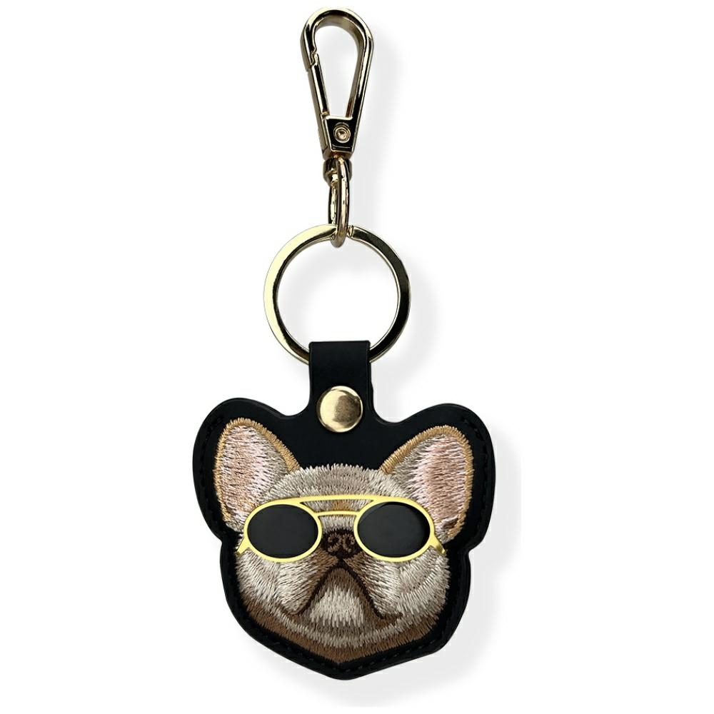 Nimmy Glasses Cool Dog Tracker/Avaimenperan Suojakuori - musta