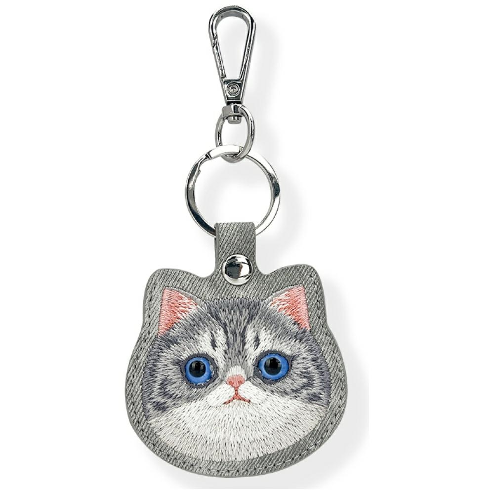 Nimmy Big Eyed Pet 2.0 Cat Tracker/Avaimenperan Suojakuori - harmaa