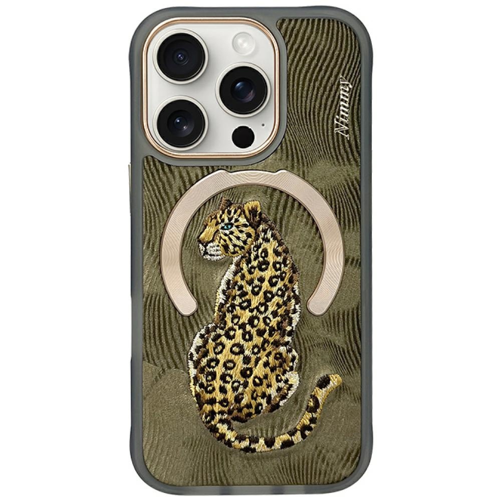 Nimmy Magnetic Fantasy Animal MagSafe Suojakuori iPhone 16 Pro:lle - kultainen