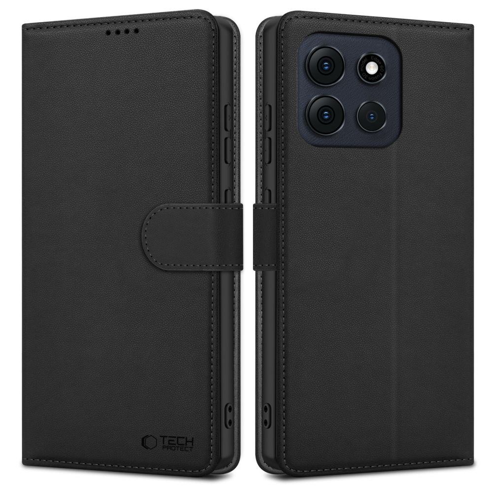 Tech-Protect Wallet Lompakkosuojakuori Motorola Moto G56 5G:lle - Musta