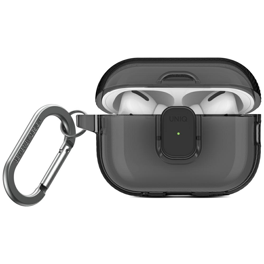 Uniq Glase Pro Suojakuori AirPods Pro 2:lle - musta
