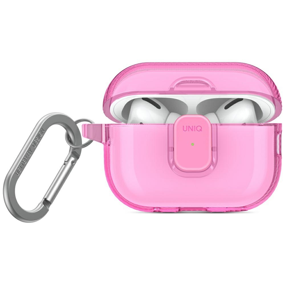 Uniq Glase Pro Suojakuori AirPods Pro 2:lle - vaaleanpunainen
