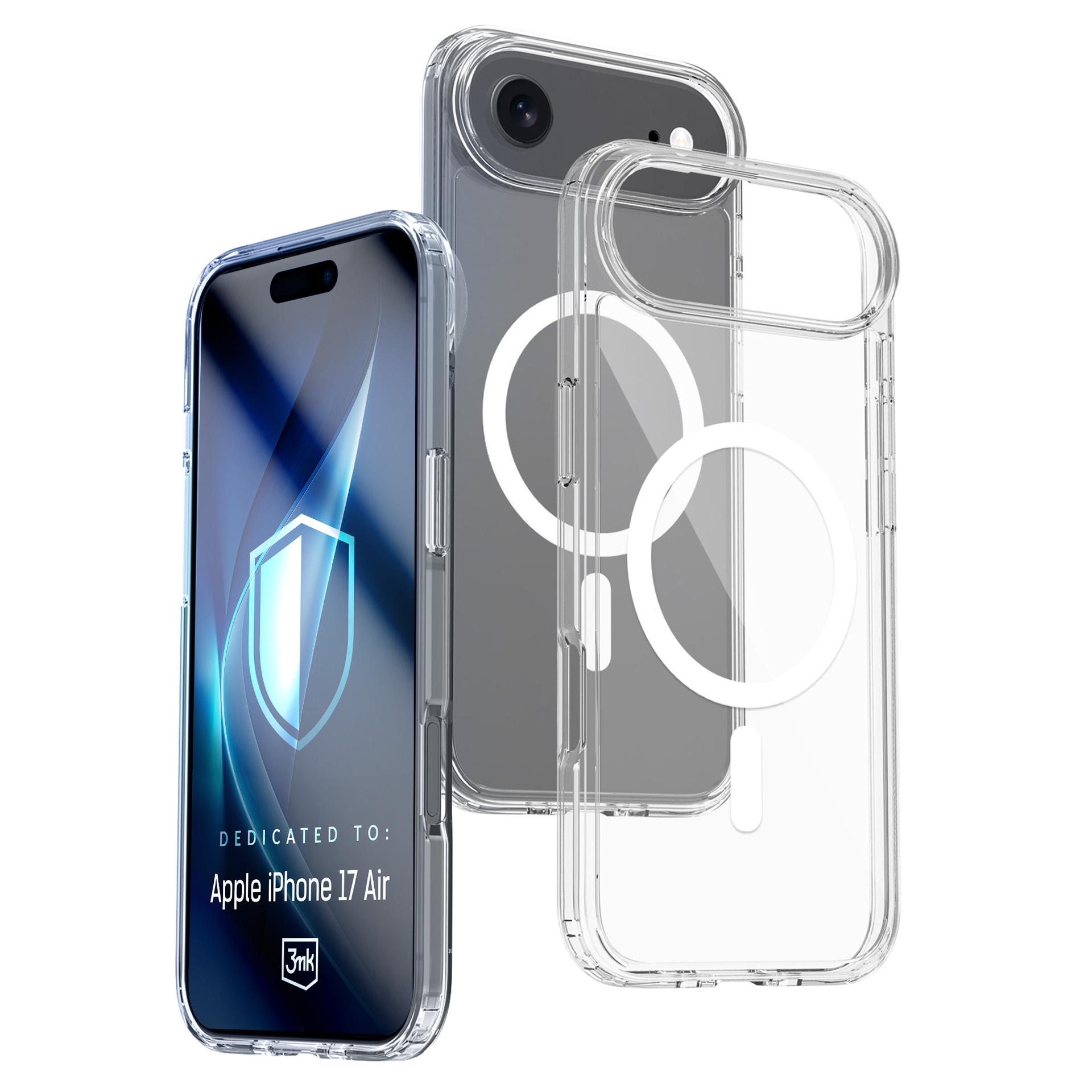 3mk Armor MagCase iPhone 17 Air:lle - Läpinäkyvä