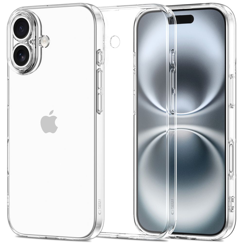 Tech-Protect FlexAir Suojakuori iPhone 17:lle - läpinäkyvä