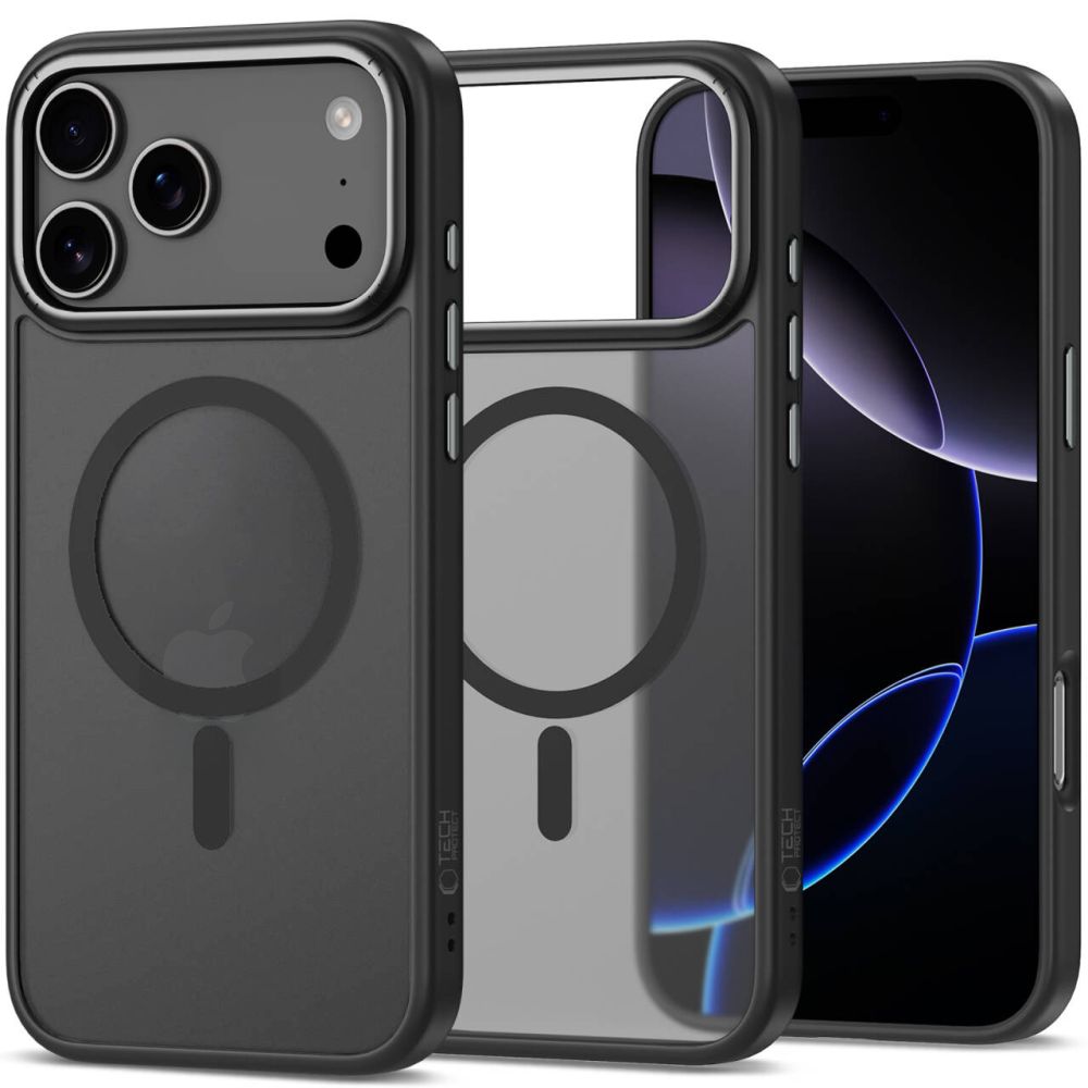 Tech-Protect CamEdge MagSafe Suojakuori iPhone 17 Pro:lle - Kirkas matta