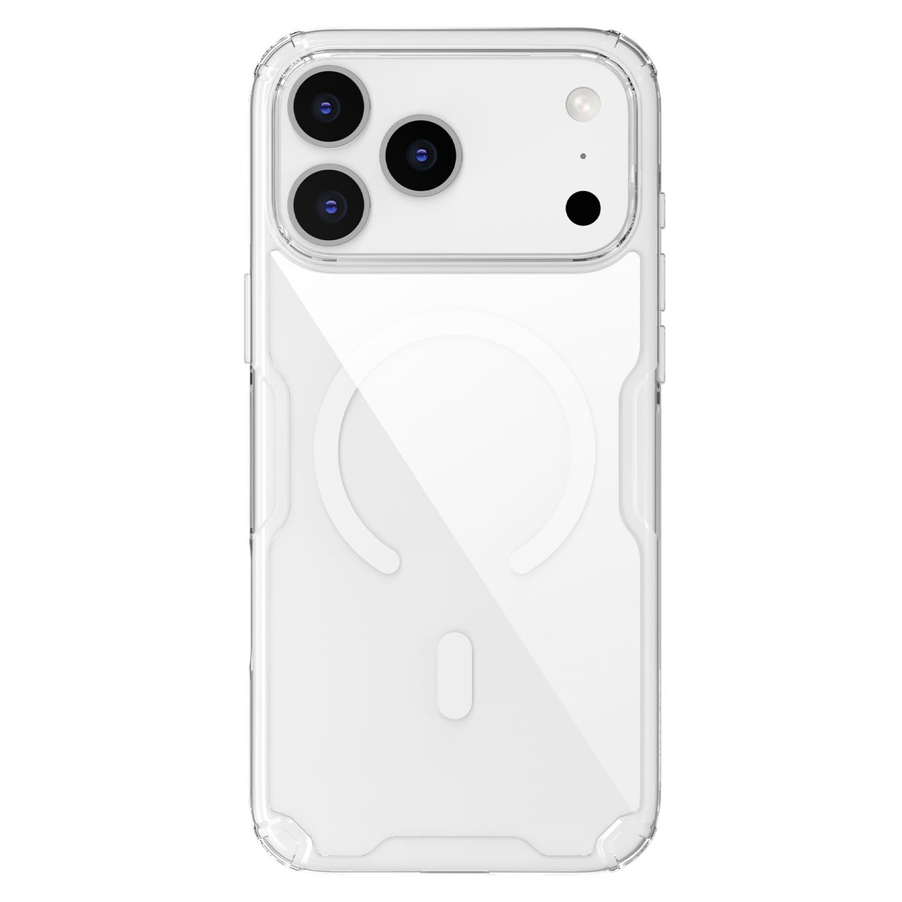 Nillkin Nature TPU Pro Magneettinen Suojakuori MagSafe-yhteensopiva iPhone 17 Pro Max:lle - Läpinäkyvä