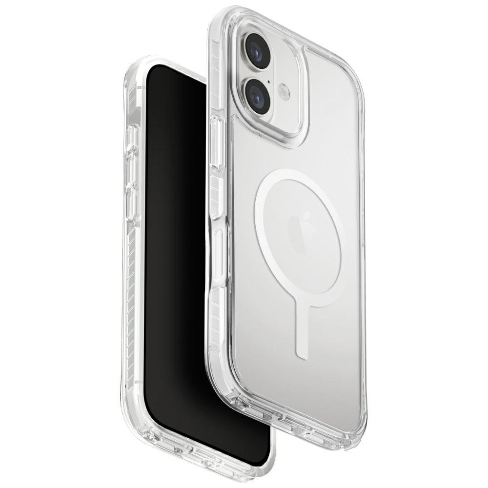 Uniq Combat Magclick -latauskuori iPhone 17 - valkoinen