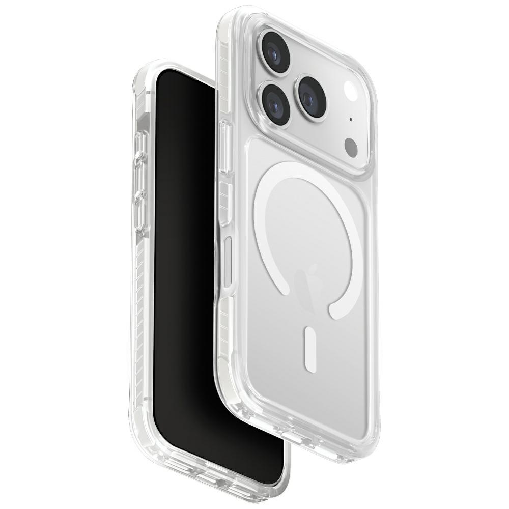 Uniq Combat Magclick Lataussuojakuori iPhone 17 Pro:lle - Valkoinen