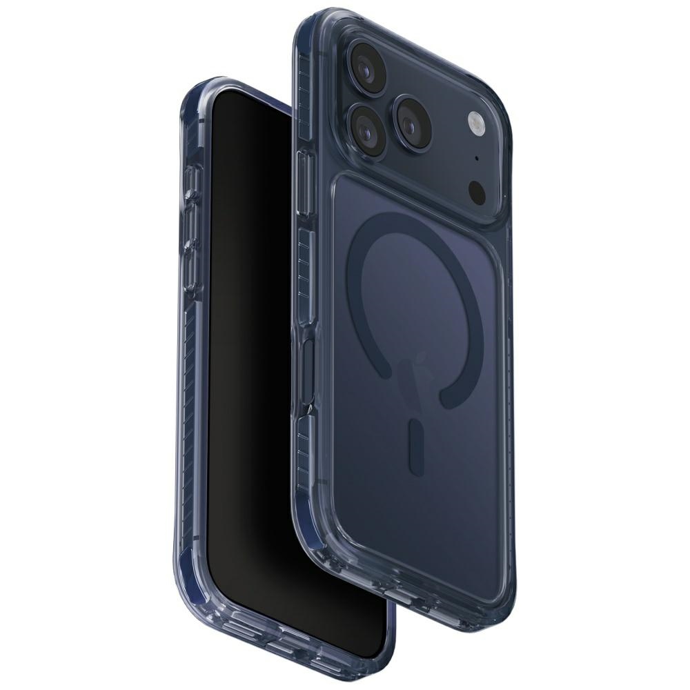 Uniq Combat Magclick -latauskuori iPhone 17 Pro Max - sininen