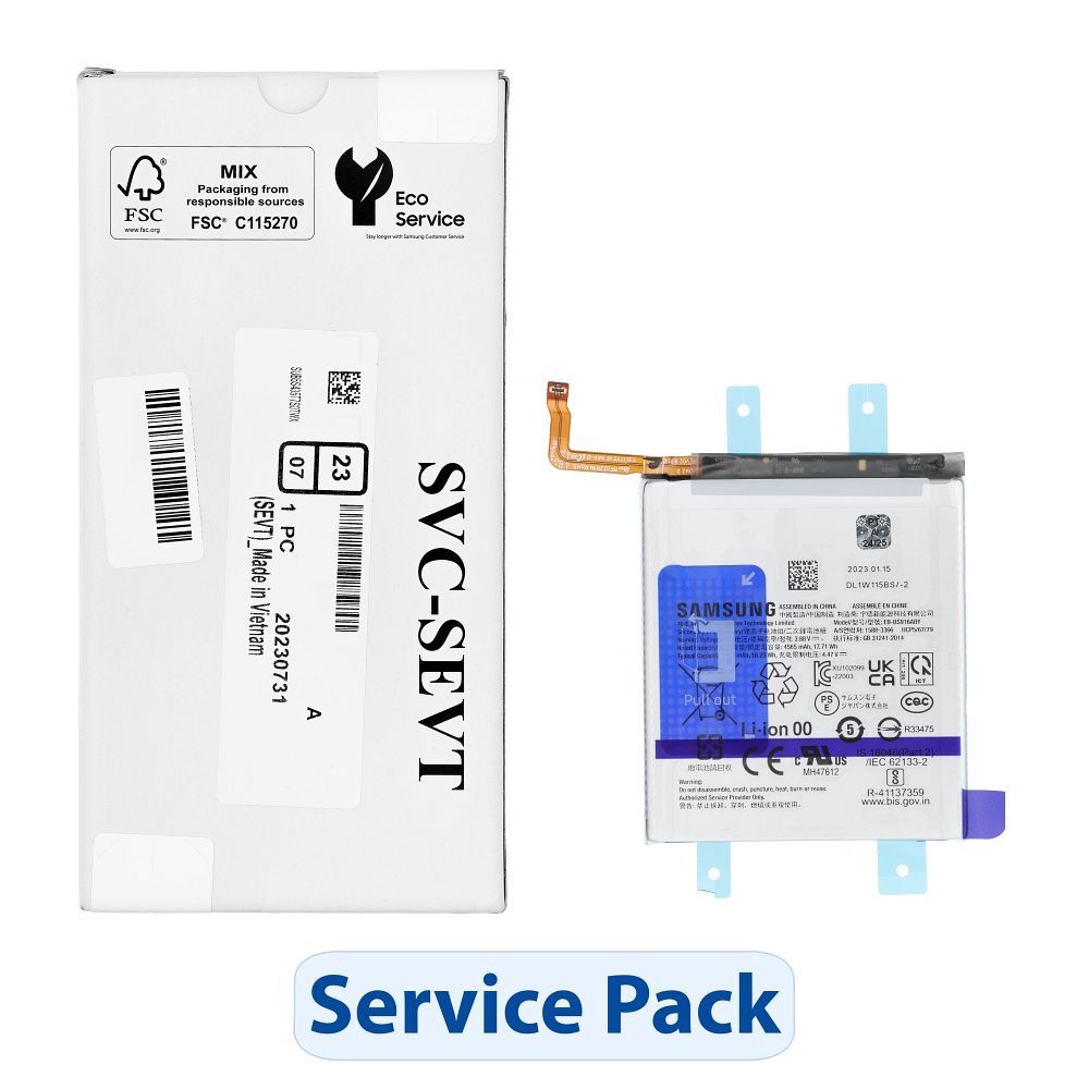 ServicePack Akku EB-BS916ABY SAMSUNG S23 Plus S916B GH82-30470A