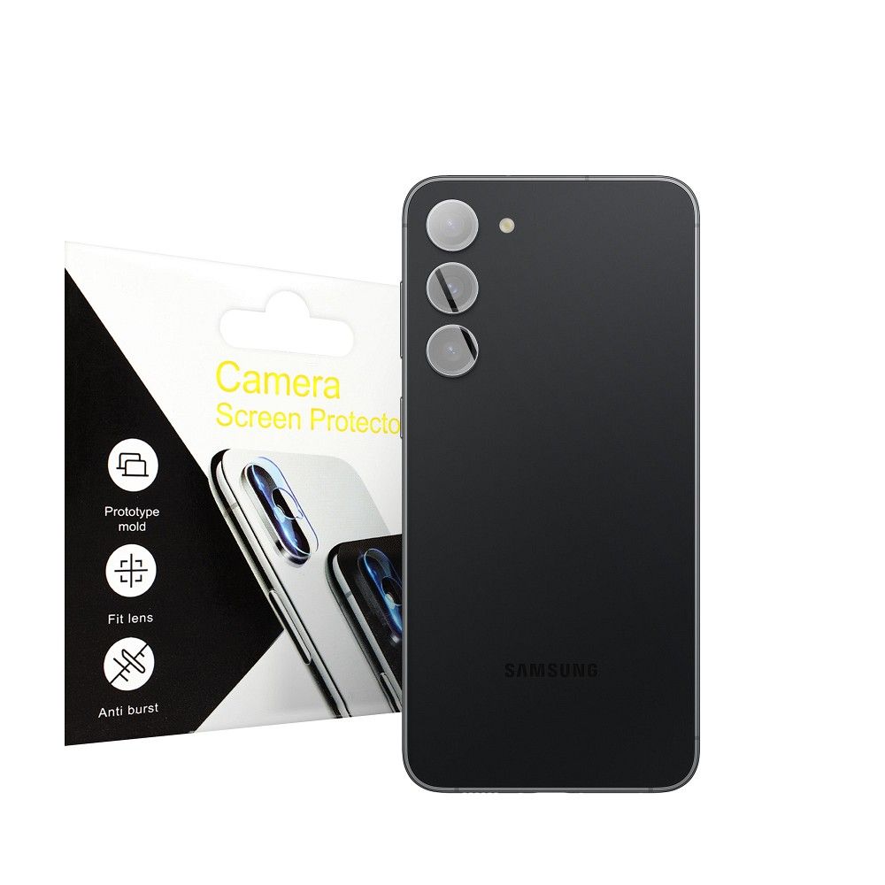 Karkaistu lasi kameran linsseille Full Cover - Samsung S23/23 Plus:lle