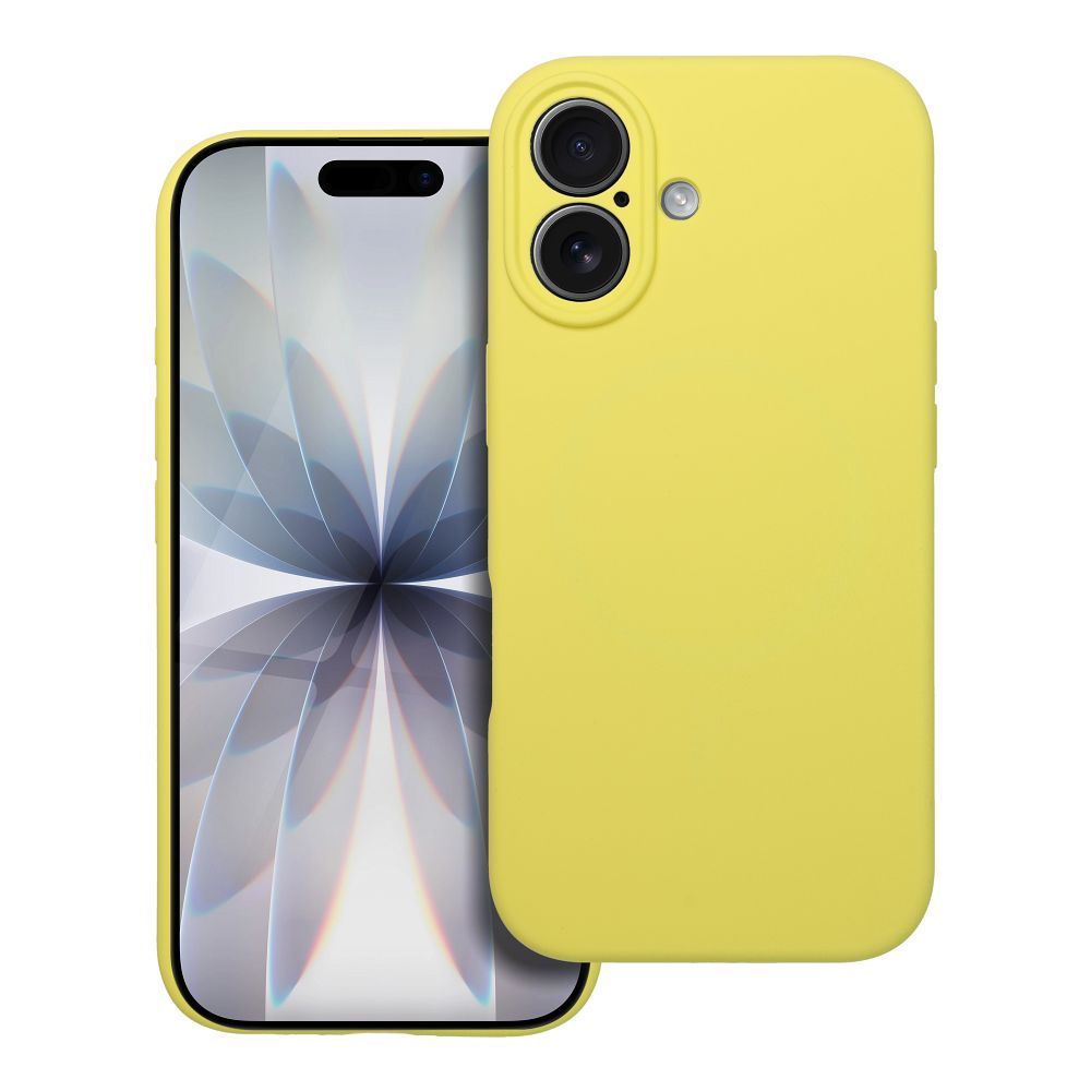 Suojakuori iPhone 17:lle Silikoninen 2mm MagSafe-yhteensopiva keltainen