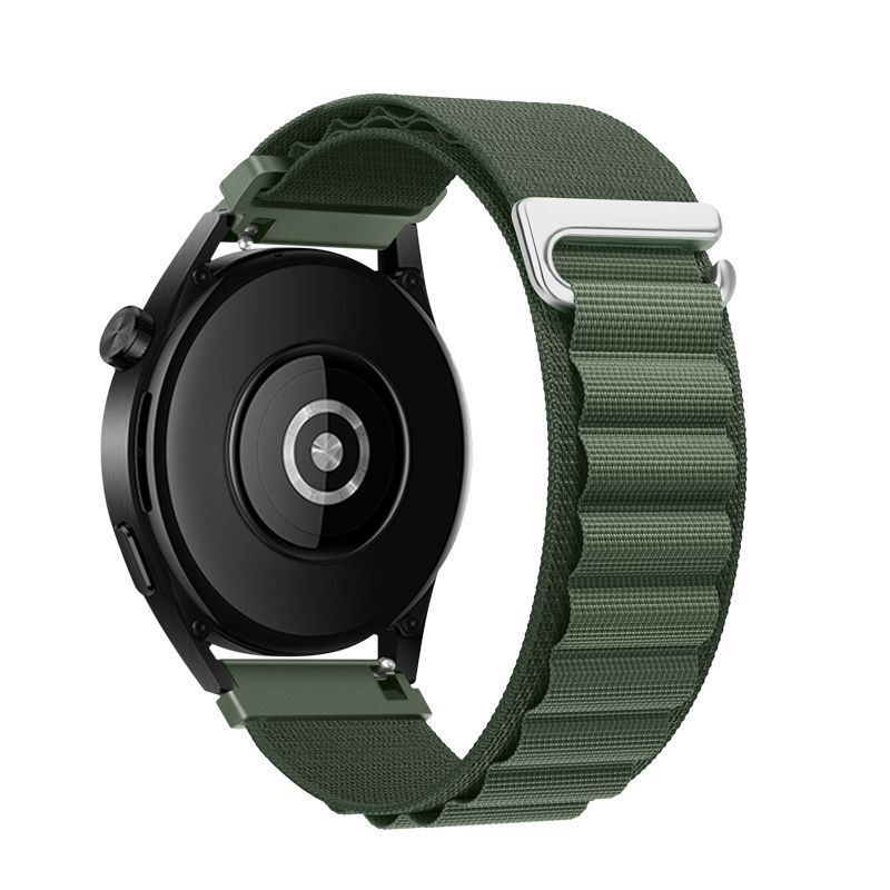 Strap to Samsung Galaxy Watch Forcell F-Design FS05 polyester fiber buckle 22 mm green