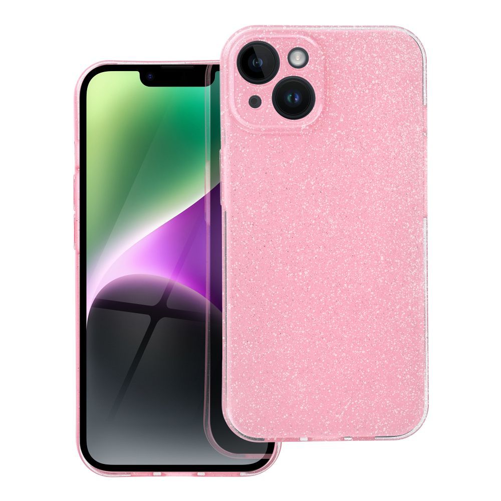 Suojakuori iPhone 14:lle Clear Case 2 mm Blink vaaleanpunainen