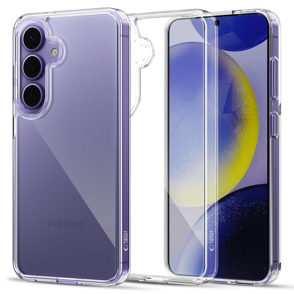 Tech-Protect FlexAir Hybrid Suojakuori Samsung Galaxy S25 FE:lle - Läpinäkyvä