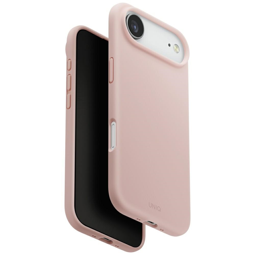 Uniq Lino Magclick Charging Suojakuori iPhone Air:lle - vaaleanpunainen