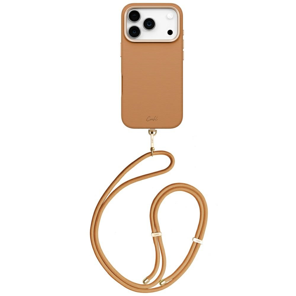 Uniq Coehl Mirelle Suojakuori iPhone 17 Pro:lle Magneettisella Latauksella - Ruskea