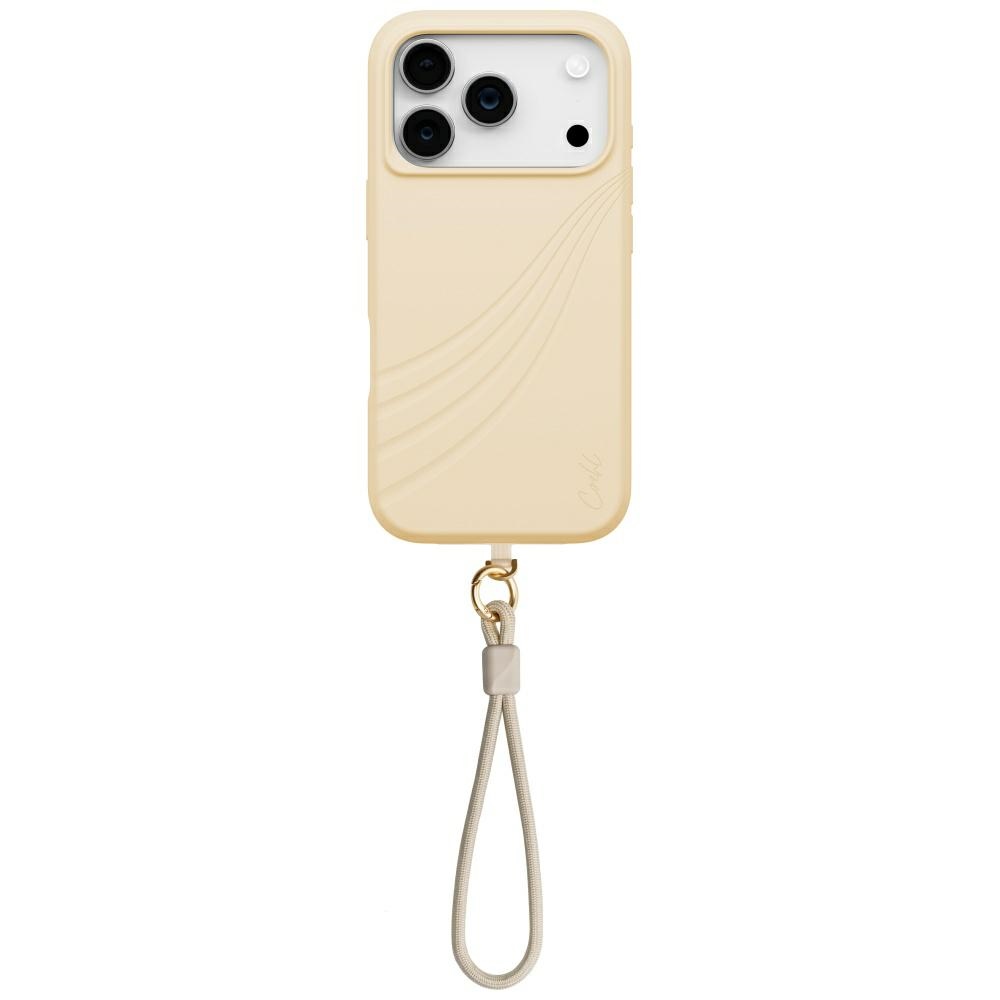 Uniq Coehl Serina Suojakuori iPhone 17 Pro:lle Magneettisella Latauksella - Beige