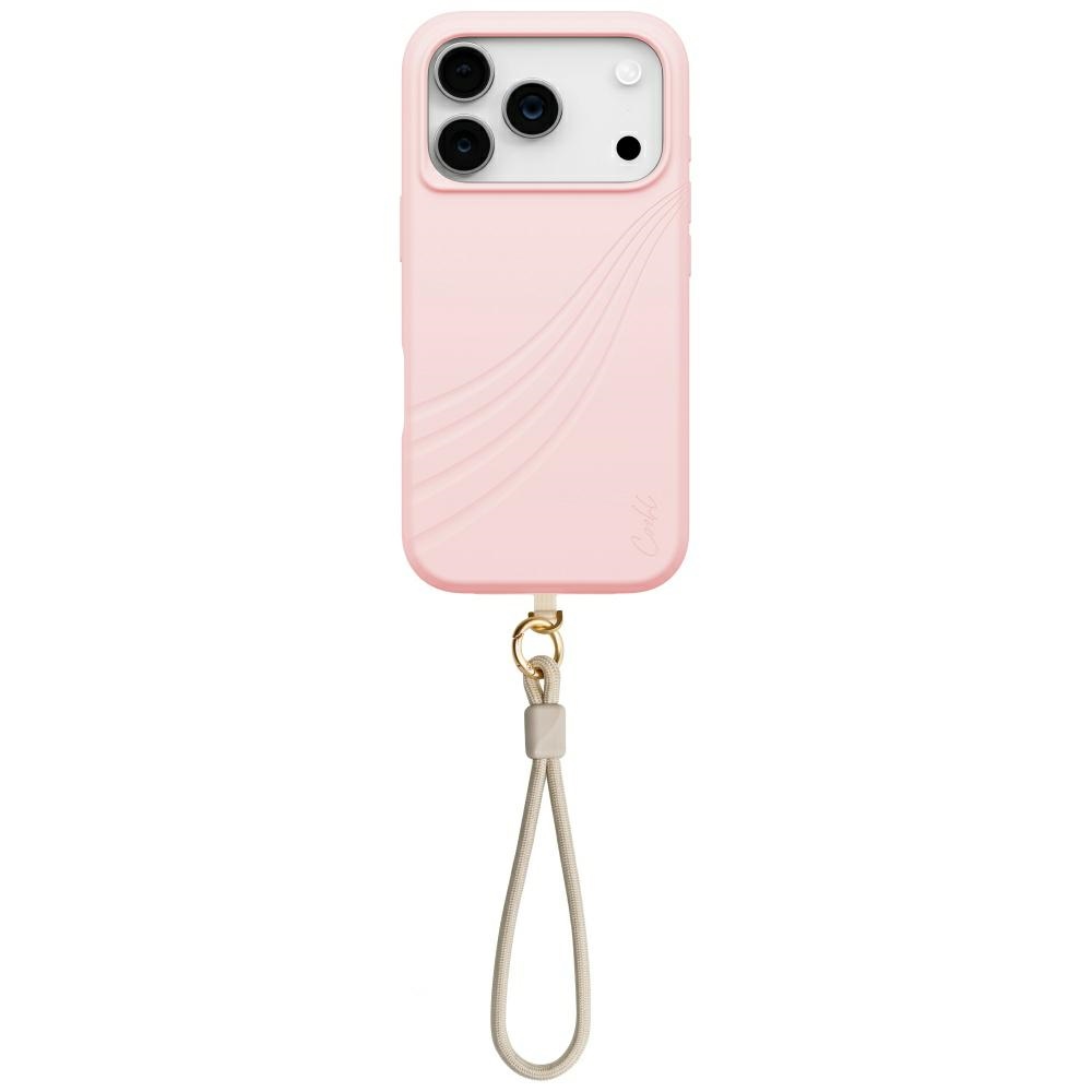 Uniq Coehl Serina Suojakuori iPhone 17 Pro:lle Magneettisella Latauksella - Vaaleanpunainen