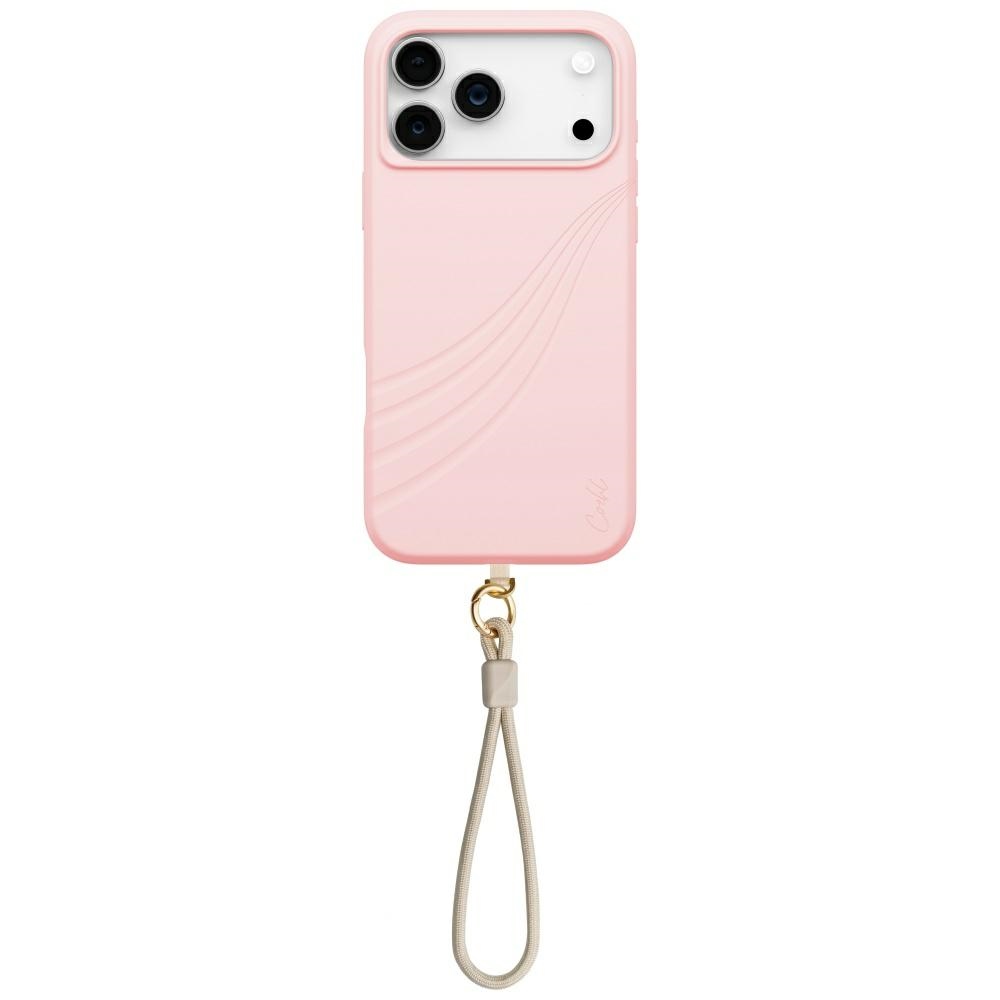 Uniq Coehl Serina Suojakuori iPhone 17 Pro Max:lle Magneettisella Latauksella - Vaaleanpunainen