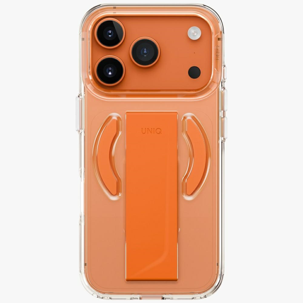 Uniq Heldro Air Suojakuori iPhone 17 Pro:lle Magclick-latauksella - Oranssi
