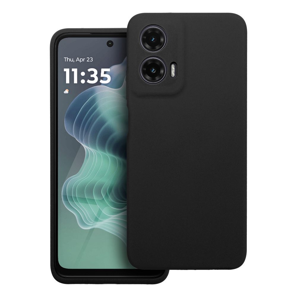 Silikonikuori 2mm Motorola G35 5G, musta
