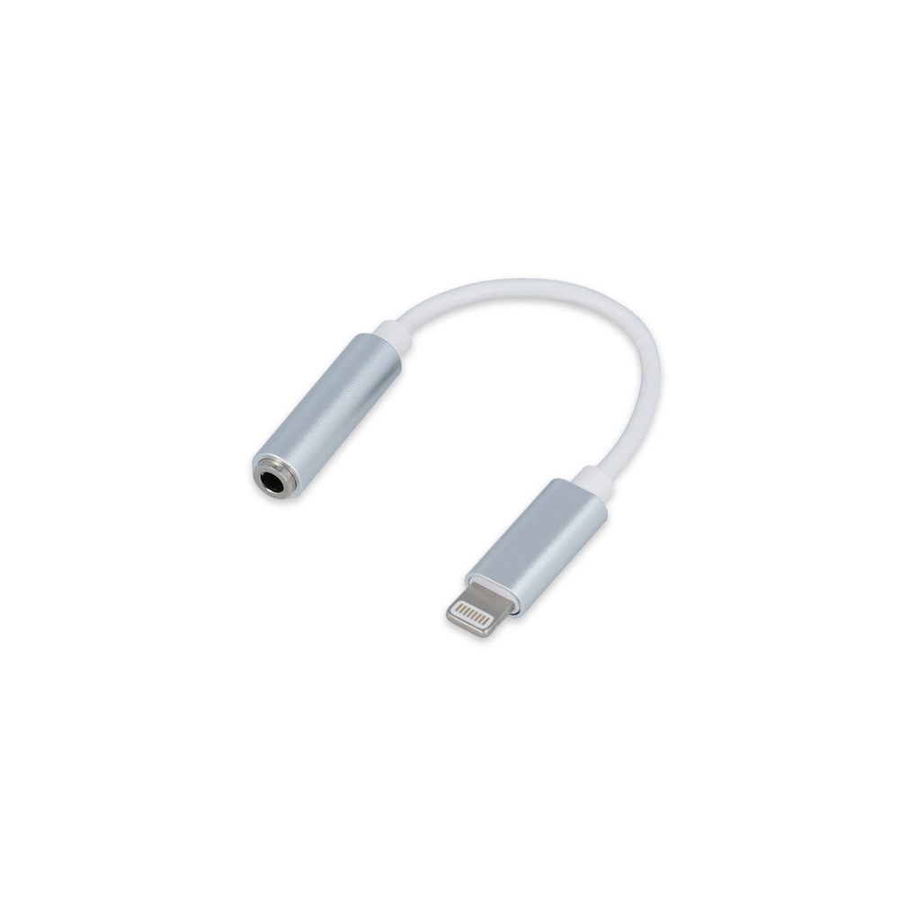 Setty adapteri Lightning - 3,5 mm audioliitäntä valkoinen