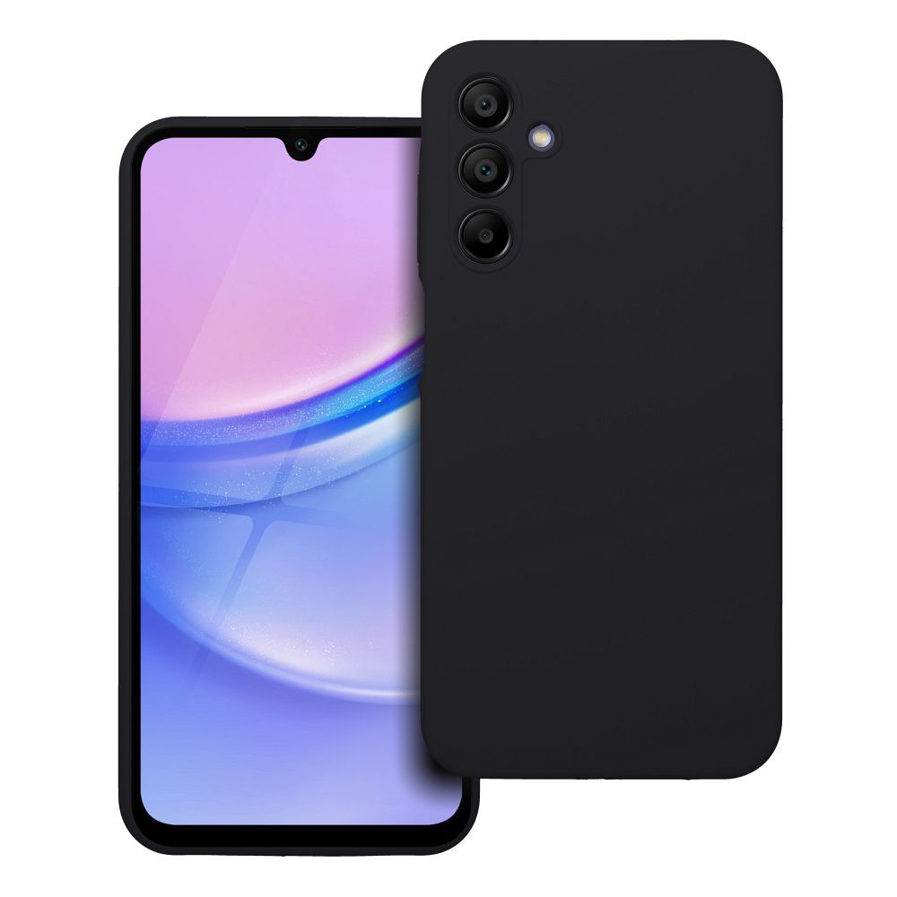 Silikoninen Suojakuori Samsung A15 5G / A15 4G:lle 2mm musta