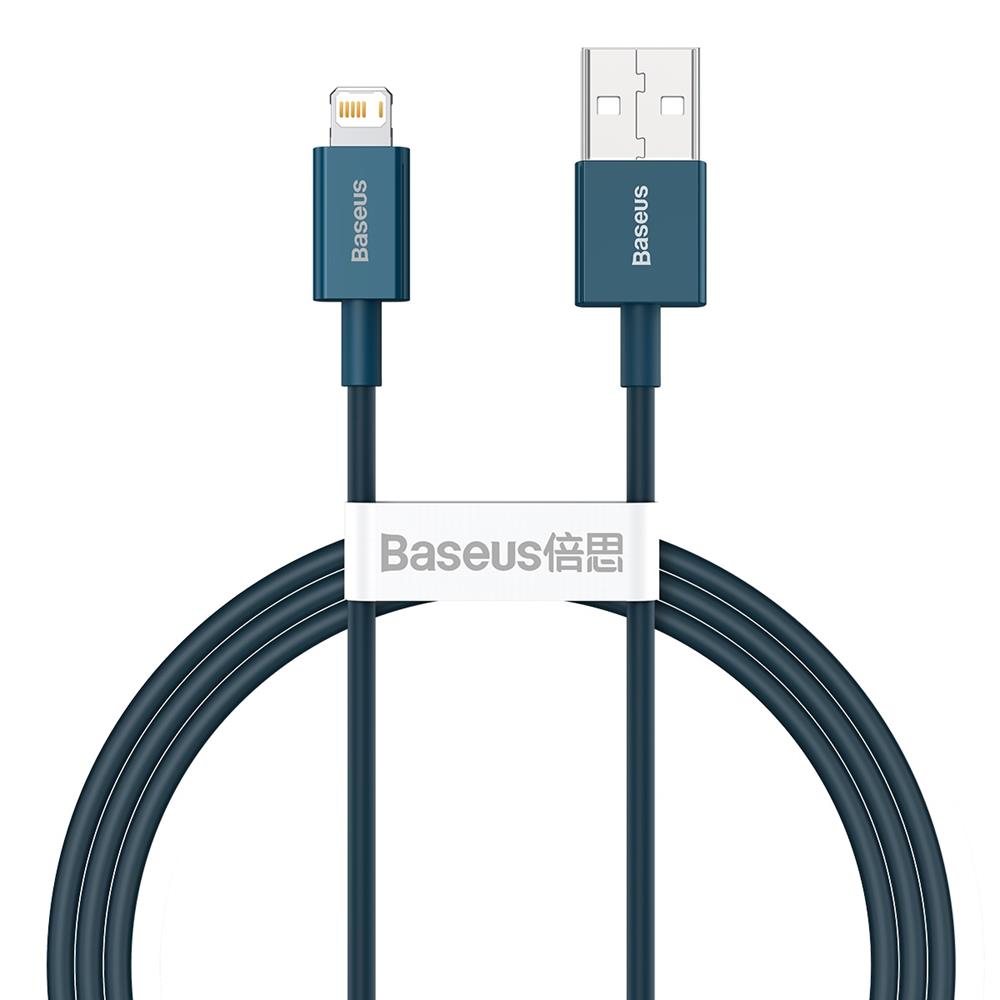 Baseus Superior USB - Lightning kaapeli 1 m 2,4A (sininen) CALYS-A03