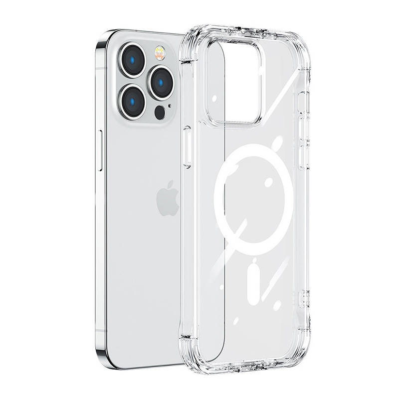 Joyroom JR-14H6 läpinäkyvä magneettinen kotelo iPhone 14 Pro:lle