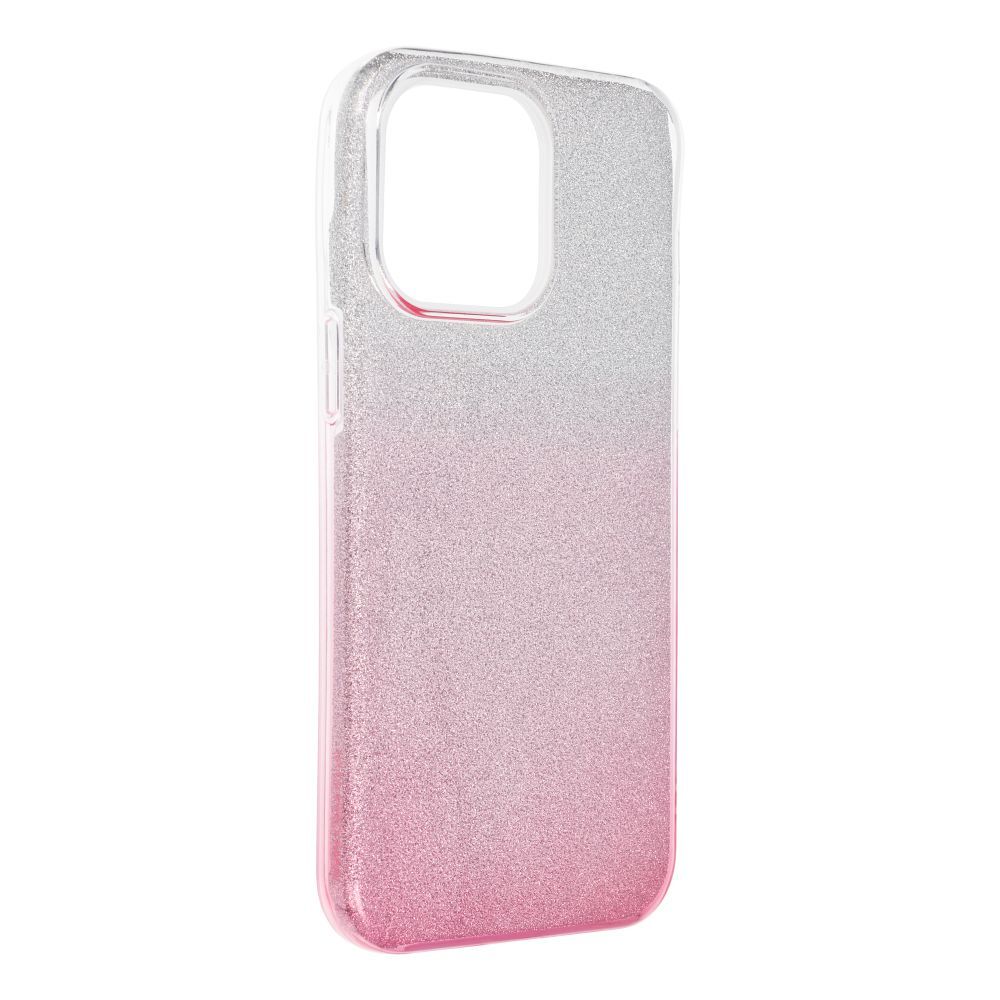 Hohtava suojakuori IPHONE 15 Pro Max läpinäkyvä pinkki
