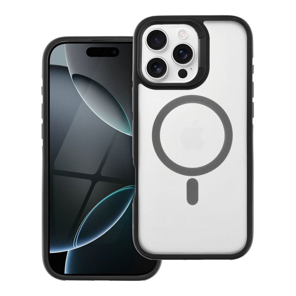 Suojakuori NEO iPhone 16 Pro Max -lle MagSafe-yhteensopiva musta