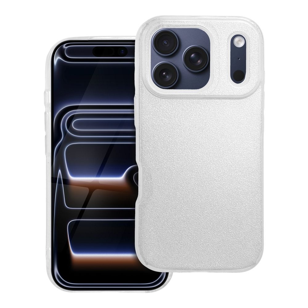 Kiiltävä suojakuori IPHONE 17 Pro - hopea