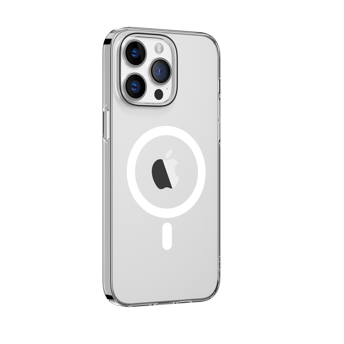 Comma Hard Jacket Mag -kuori iPhone 15 Plus kirkas antibakteerinen