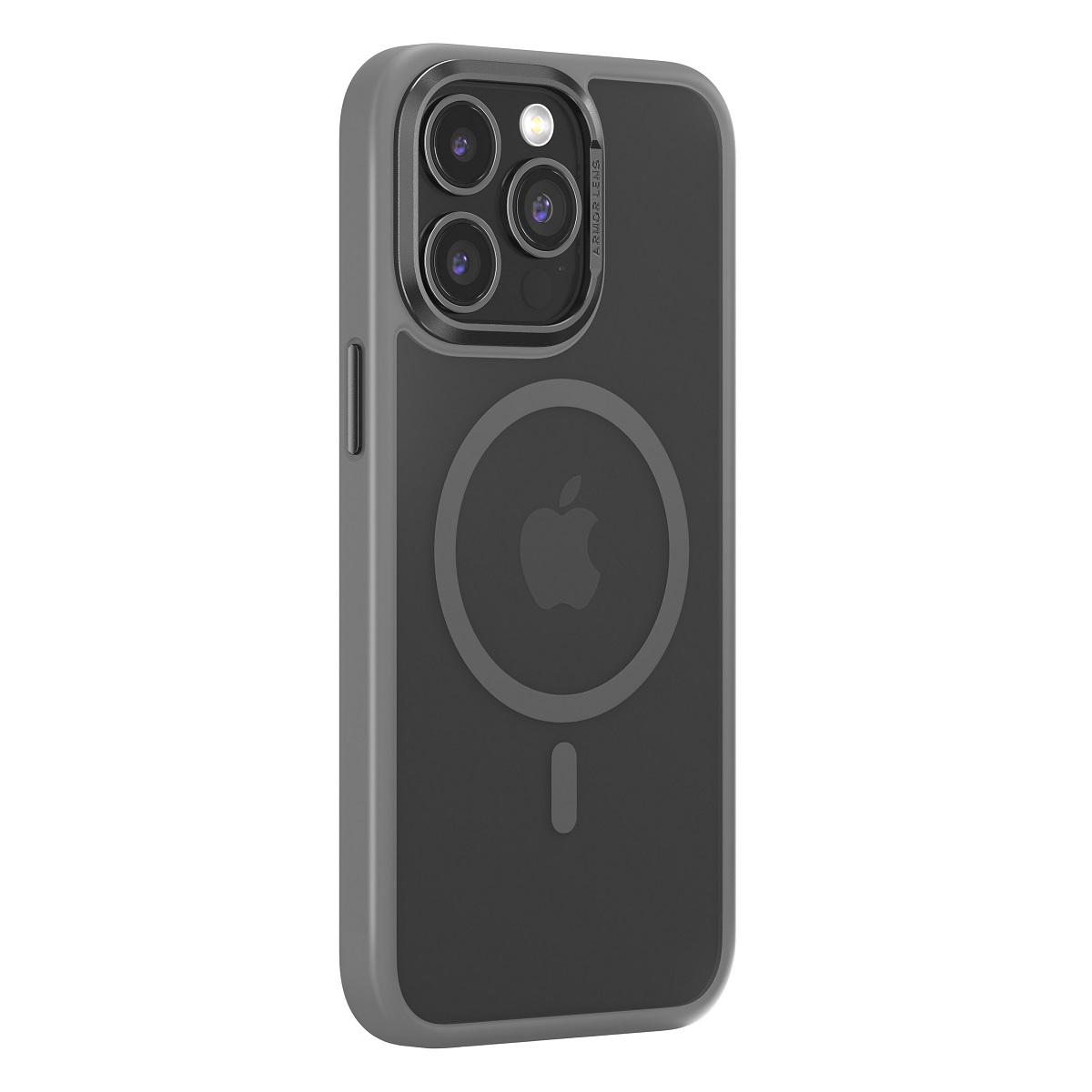 Comma Joy Elegant Mag -magneettikuori iPhone 15 Plus harmaa