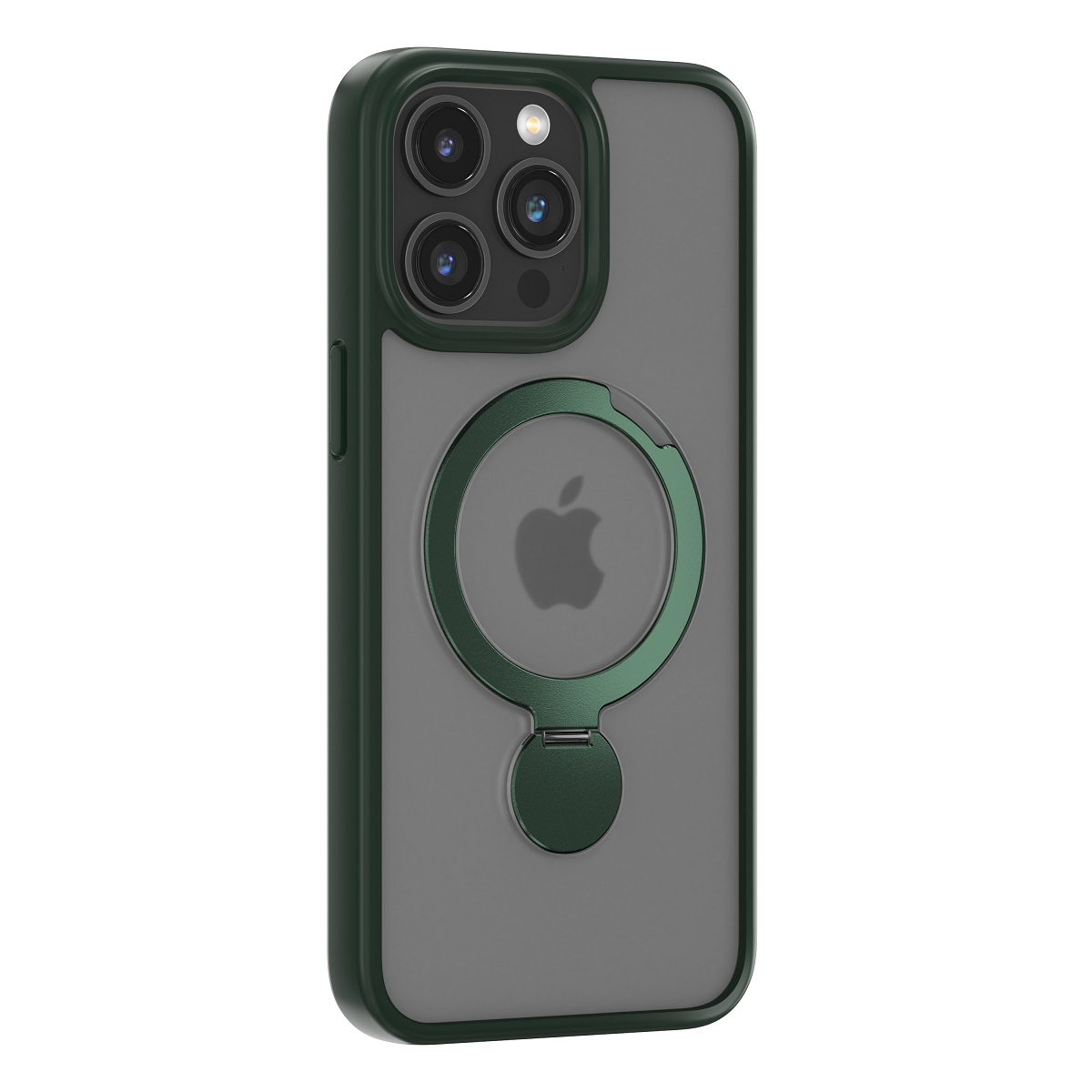 Comma Joy Shark Mag suojakuori iPhone 15 Plus tummanvihreä