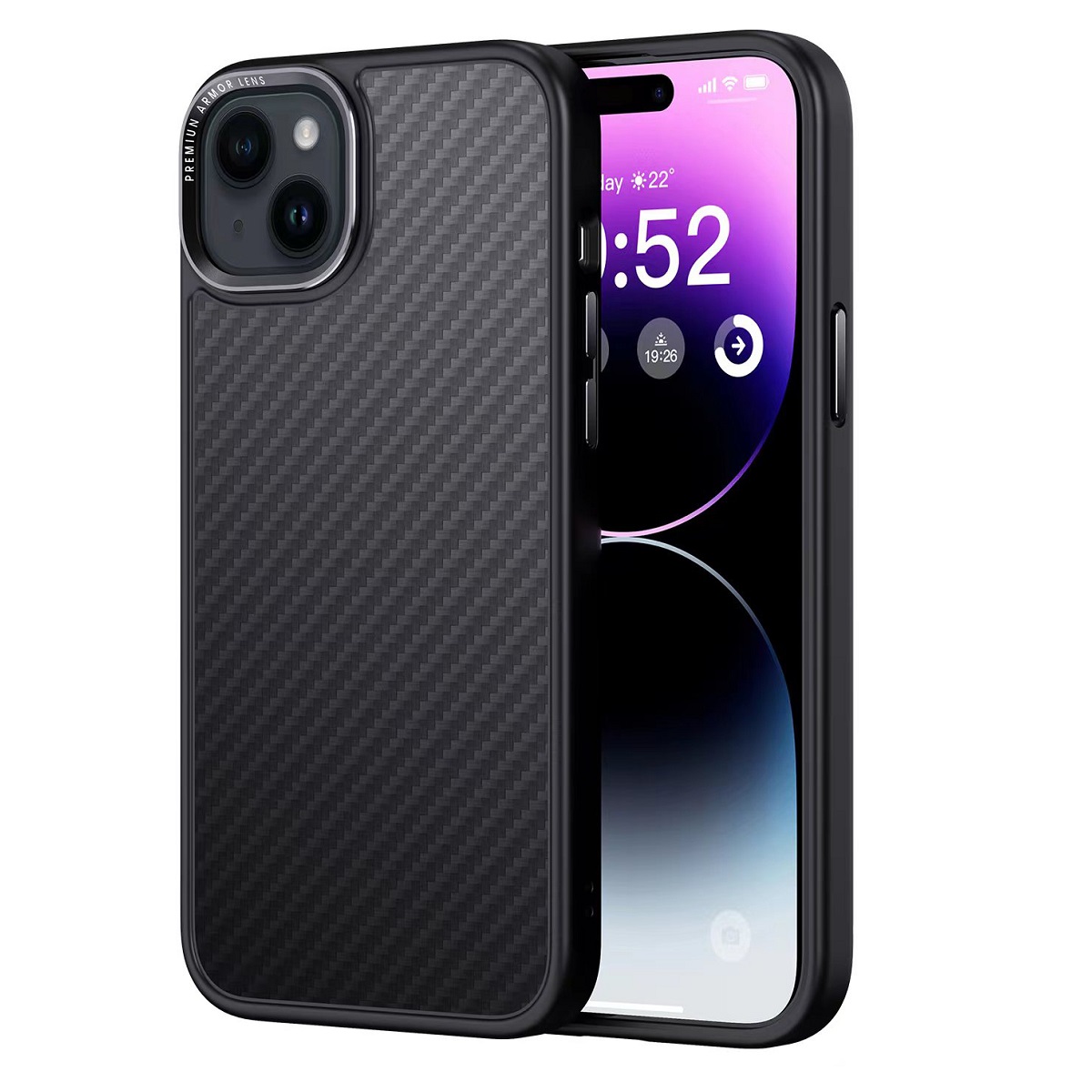 Comma Kevlar Mag suojakuori iPhone 15 Plus musta
