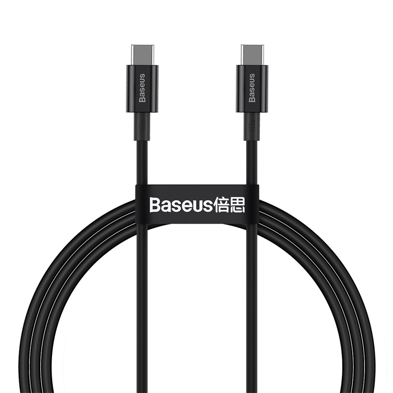 Baseus Superior USB-kaapeli USB 2.0 1 m USB-C musta