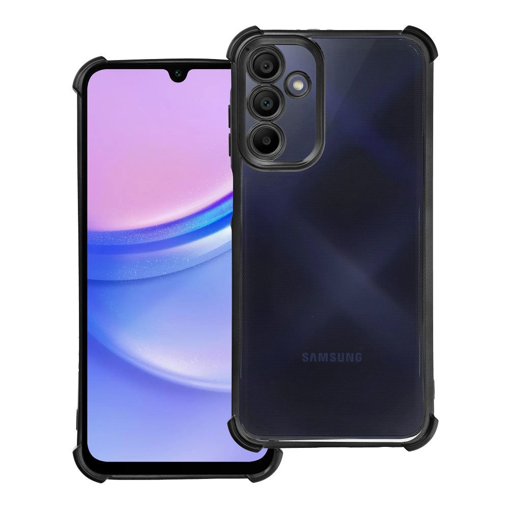 Suojakuori Samsung A15:lle Antishock Electro musta