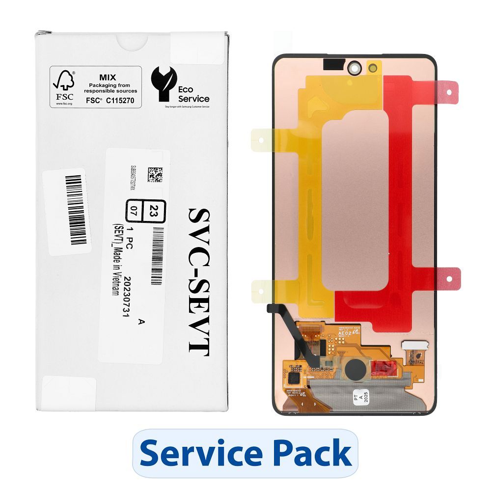 ServicePack LCD-näyttö SAMSUNG A53 5G A536B GH96-15168A ilman kehystä