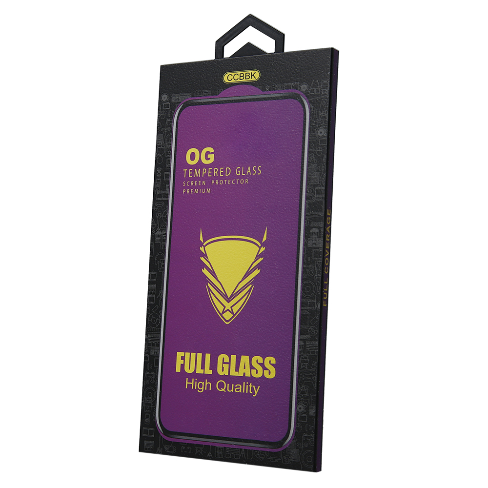 Karkaistu lasi OG Premium iPhone 17 Pro mustalla kehyksellä