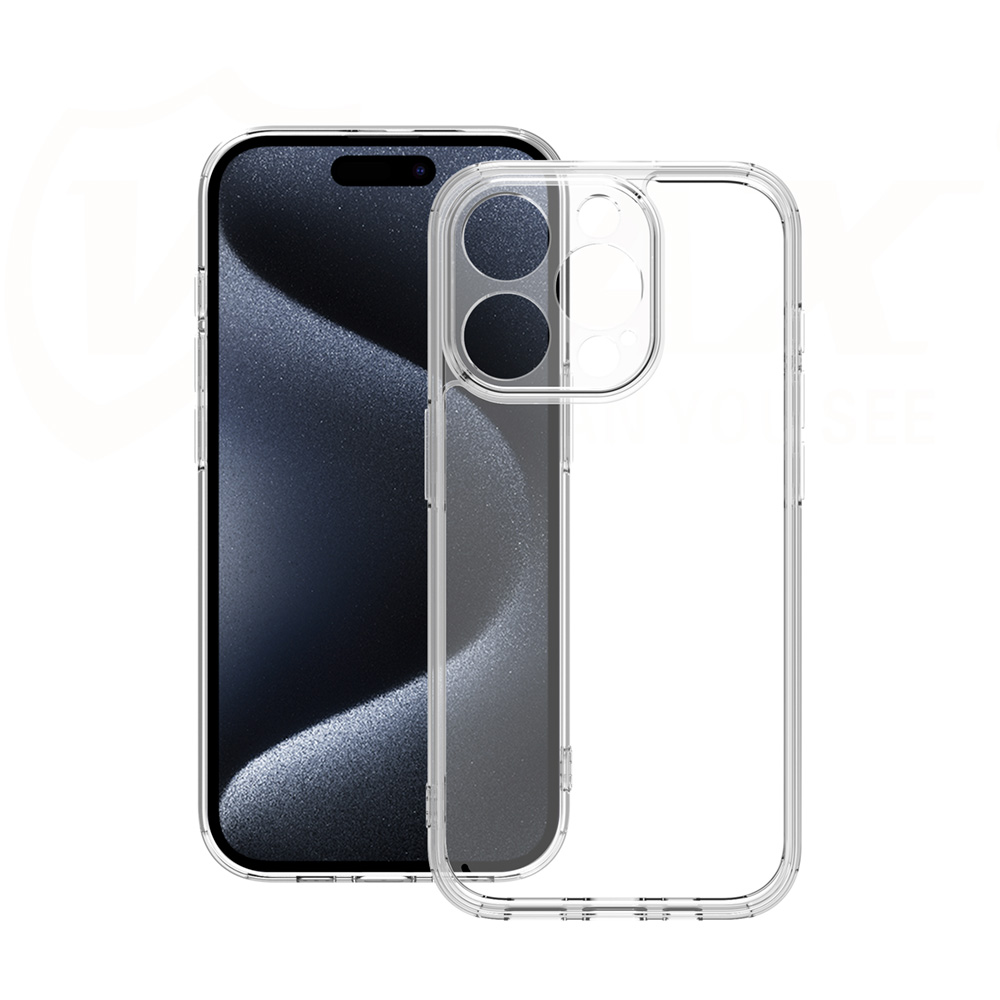 Vmax Acrylic Anti-drop -kuori iPhone 16 Plus 6,7' kirkas