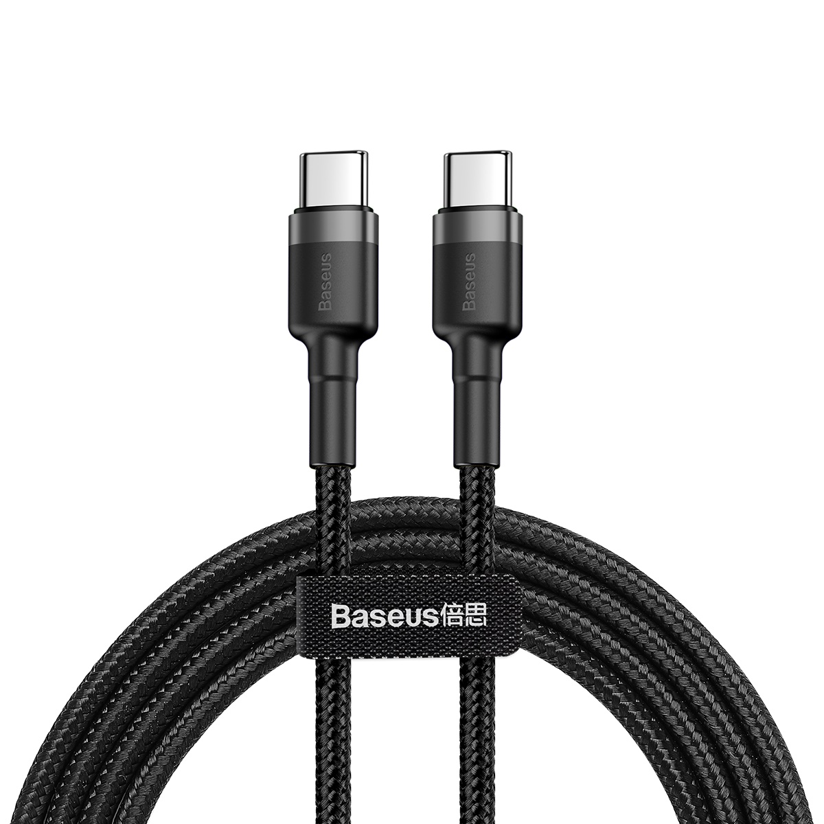 Cable Baseus Cafule PD Type-C to Type-C 3A 60W gray-lack 1.0m CATKLF-GG1