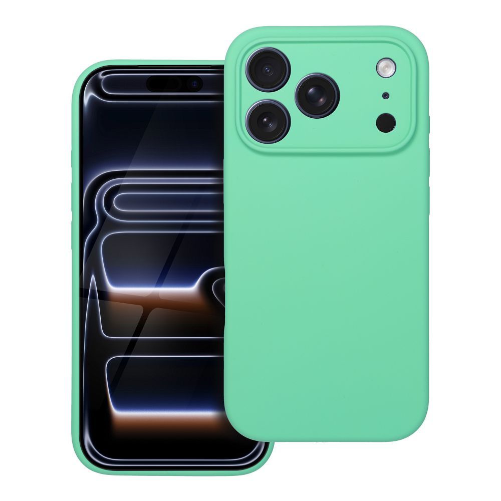 Suojakuori iPhone 17 PRO:lle Silikoninen 2mm mint