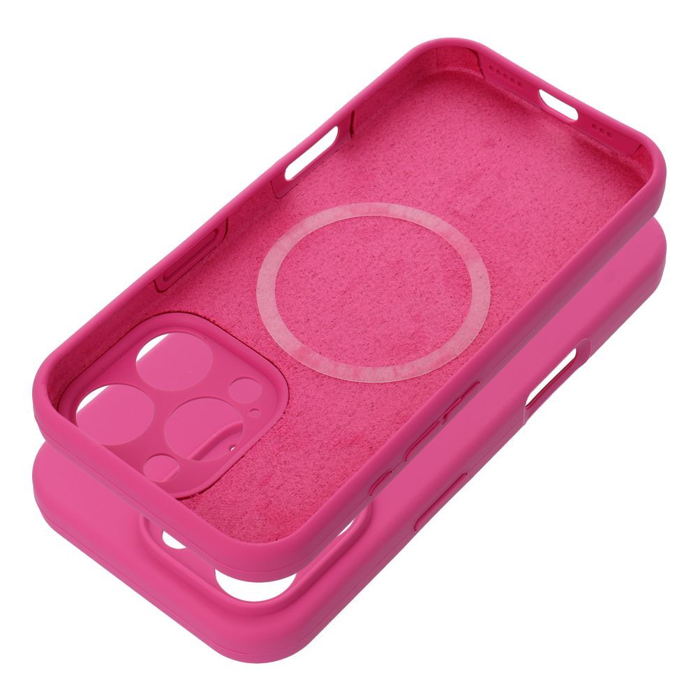 Silikoninen 2 mm suojakuori iPhone 16 MagSafe-yhteensopiva pinkki