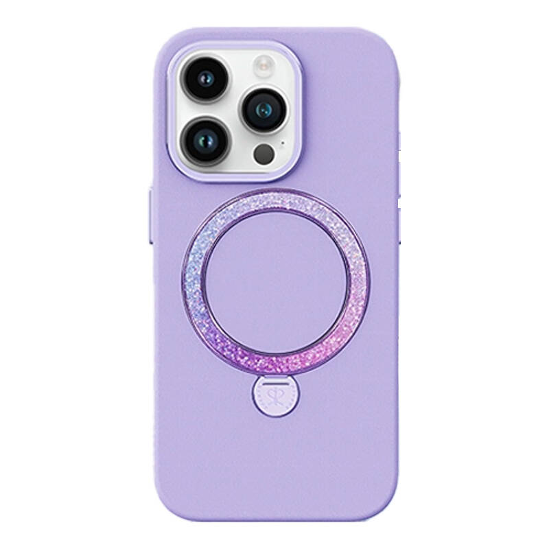 Joyroom PN-15L4 Kotelo Dancing Circle iPhone 15 Pro Max (violetti)